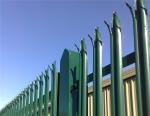 Hot Dip Galvanised Palisade Fencing 2.75m , Welded Palisade Security Fence