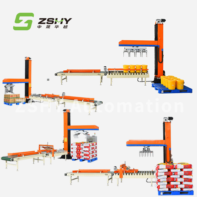Carton Stacking Automatic Palletizing Machine Bag Palletizer Machine 1.8 Meters