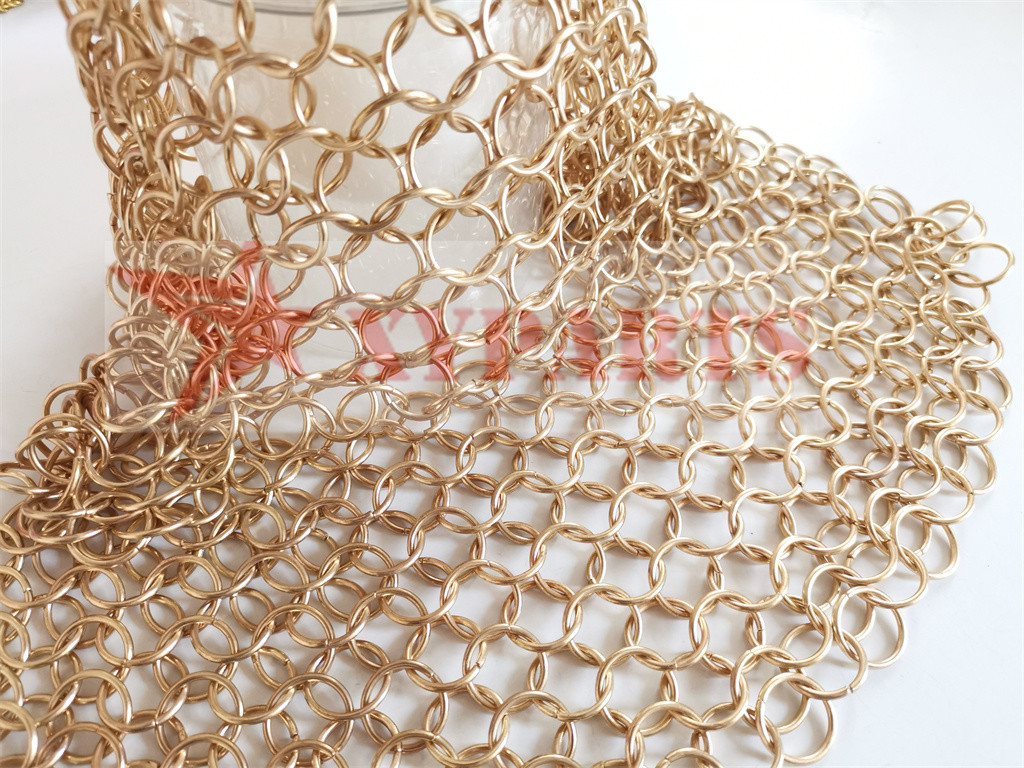 SUS316 Rings Chainmail Cast Iron Pan Scrubber Food Grade