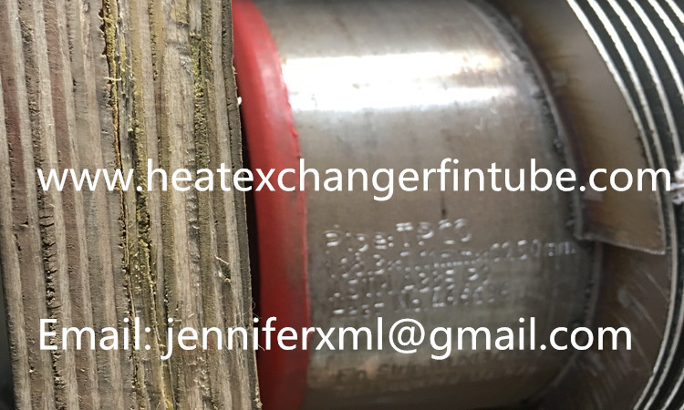 Continuous helical welded heat exchanger fin fube SA213-TP304H NPS 2'' X SCH80S