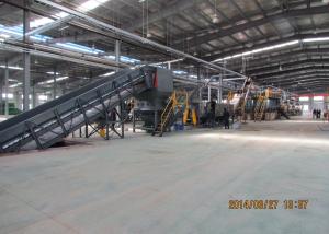 China CE Plastic Recycling Crusher , 2000kg/H PET Bottle Recycling Line wholesale