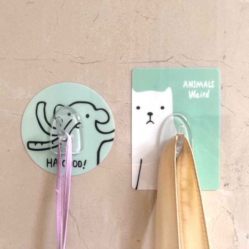 Custom Printing Removable Hook Home Product Magnetic Sticky Hook