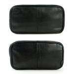 Genuine Leather Toiletry Bag Grooming Shaving Accessory Dopp Kit Portable Travel