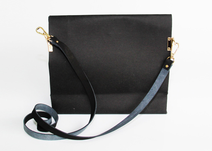 Multipurpose Pure Color Washable Shoulder Bag Long Chain Paper Handbags For Women