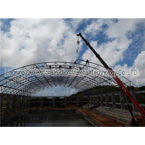 Energy Savings Prefabricated Steel Structures Swimming Pool Roof Covers
