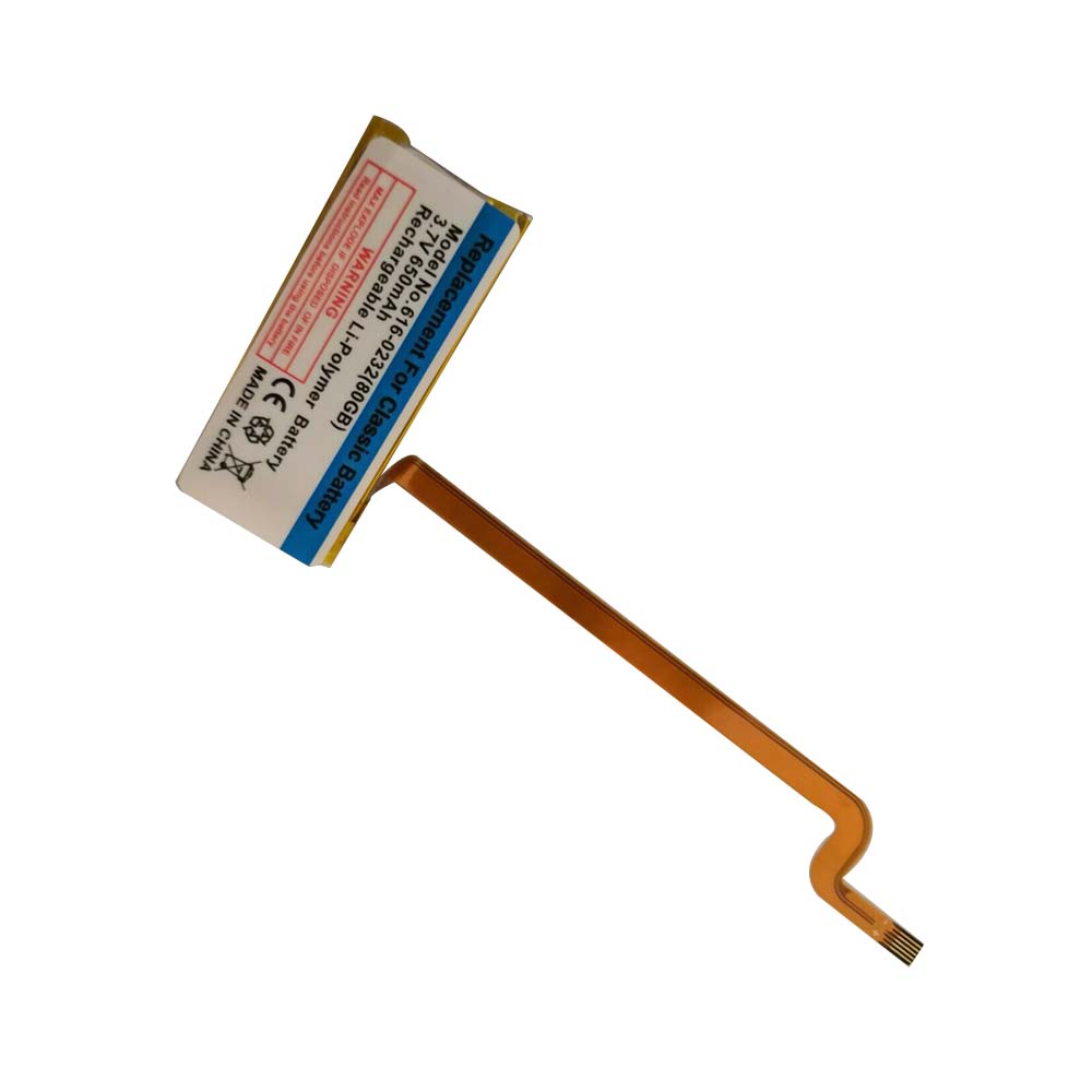 650mAh Replacement Battery for ipod classic gen 6th 7th for ipod 5/5.5 gen 30GB 616-0229 battery