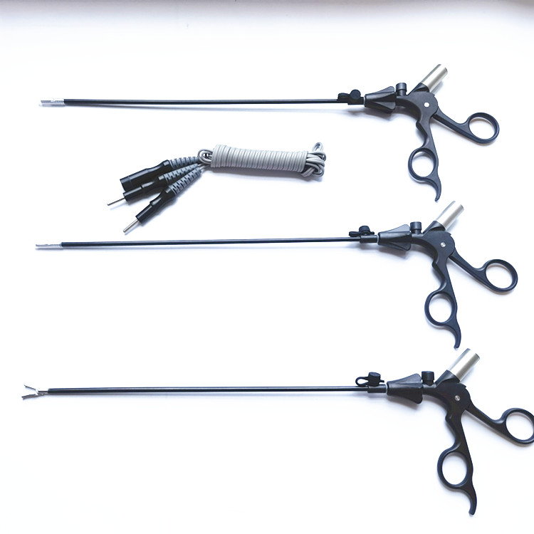 Abdominal Surgery Laparoscopic Instruments Manual Power Source and Reusable Plastic Handle