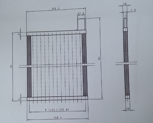Tubular Positive Plates Negative Plates BS Standard For Forklift Battery 55Ah