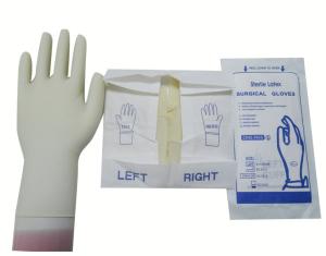 China Comfortable Surgical Sterile Gloves Protective Micro Rough Surface Texture wholesale