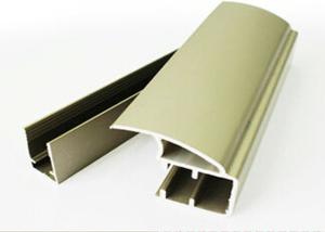 China Wardrobe Anodizing Aluminum Profiles , Furniture Powder Coating Aluminum Frame wholesale