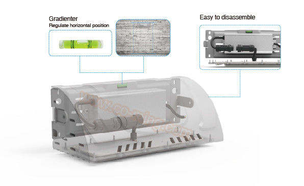 W300 50w 150lm/W IK10 LED Wall Light Asymmetric G6