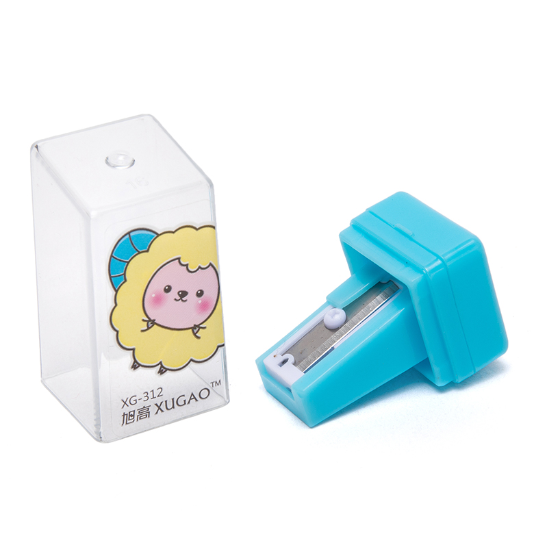 Cartoon Chicken Monkey Handheld Pencil Sharpener