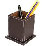hot selling Modern office PU leather pen holder
