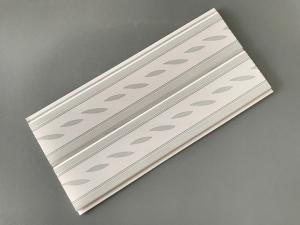 China Green Leaf Kitchen Wall Cladding Panels , Plastic Wall Liner Panels wholesale