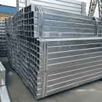 4x4 Galvanized Square Pipe Metal Fence Post for Traffic Road Barrier at