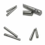 Carbon Steel Plating Spur Gear Shaft , Threaded Large Shaft