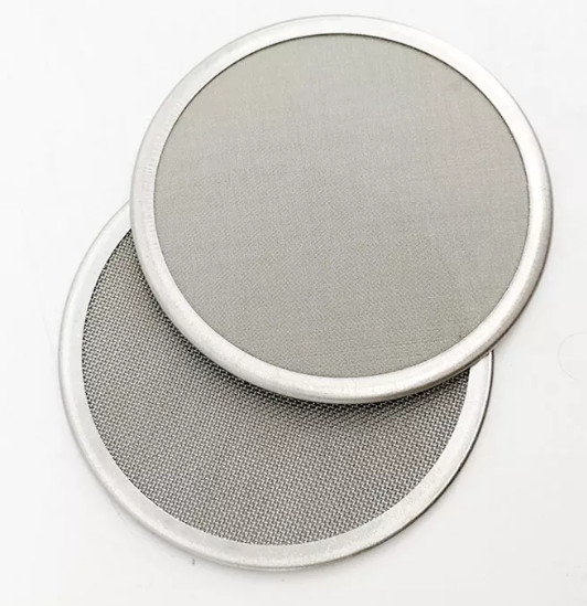 304 316 Stainless Steel Metal Filter Disc 20-200 Micron Wire Mesh Round
