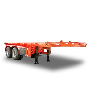 China 2 Axles Skeletal Container Semi Trailer T700 40ft Container Chassis wholesale