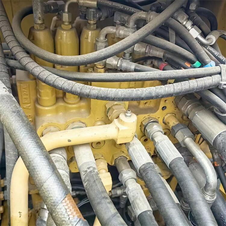 CAT 313D Used Excavator CAT313 Original Hydraulic Cylinder Crawler Chain Moving Type 13 Ton