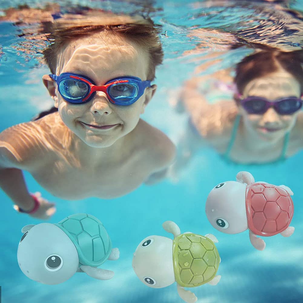Water Bath Toy for Toddlers 1-3 Years Old Cute Animal Clockwork Bathtub Swimming Pool