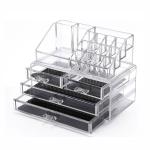 Makeup Organizer Clear Acrylic Cosmetic Storage Drawers Transparent Jewelry