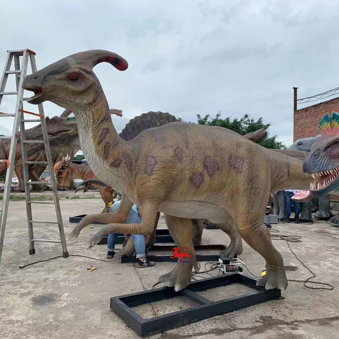 Silicone Realistic Animatronic Dinosaur Jurassic Park FCC Certification
