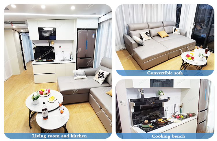 Luxury Aluminum Construction Floating Boat Hotel House Boat 11.5m Length