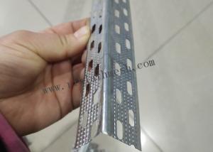 China 2.5cm Wing Ellipse Hole Galvanized Metal Corner Bead 0.3mm Thickness wholesale