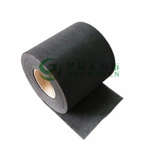 China Black Spunlace Plain Activated Carbon Nonwoven Fabric wholesale
