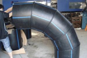 China DN710 Welded HDPE long elbow wholesale