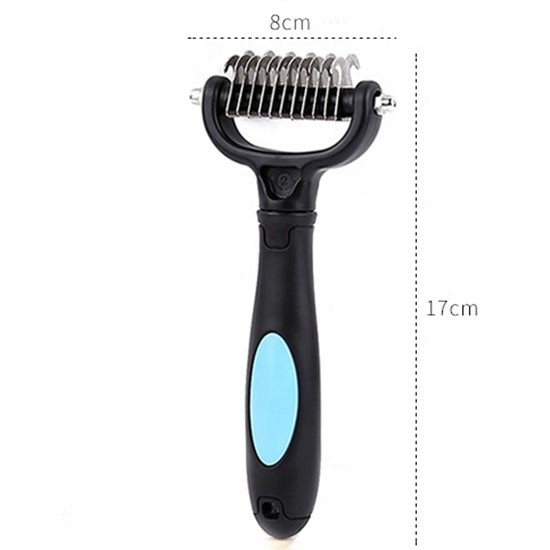 Multiple Color Pet Combs And Brushes Size 8 * 17CM Non - Toxic Portable