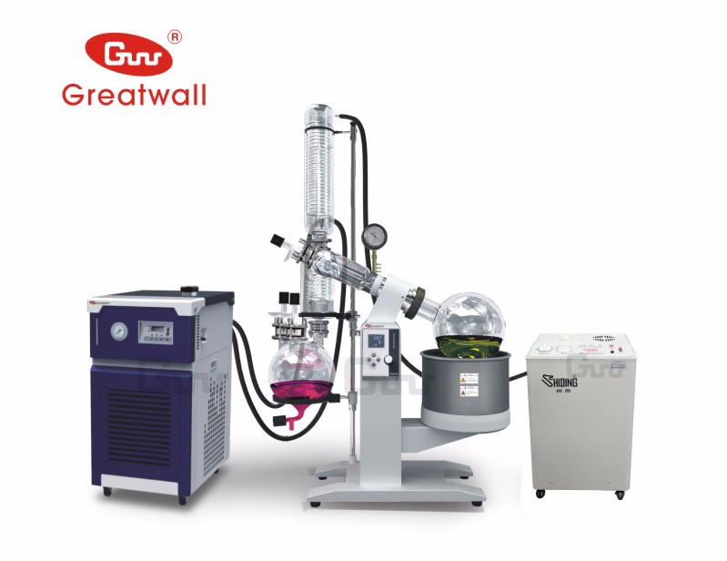 20L Rotary Evaporator R-1020 with Chiller and Vacuum pump