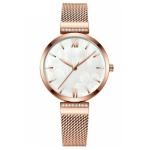 3ATM Waterproof Quartz Watch Women'S Rose Gold Scratchfree