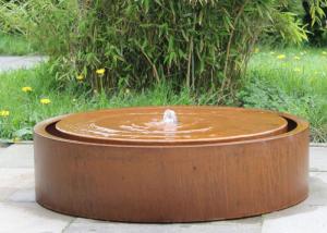 China Round Large Water Feature Contemporary Garden Decoration 150cm Dia Size wholesale