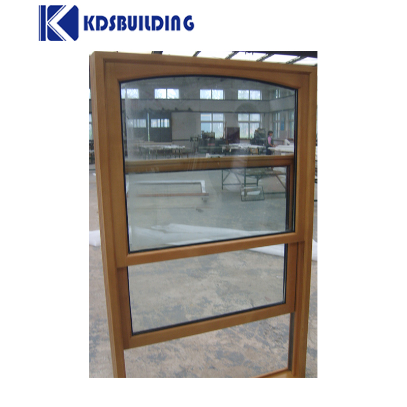 KDSBuilding Best America Style Waterproof Soundproof Wooden Sash Wood Double Hung Windows
