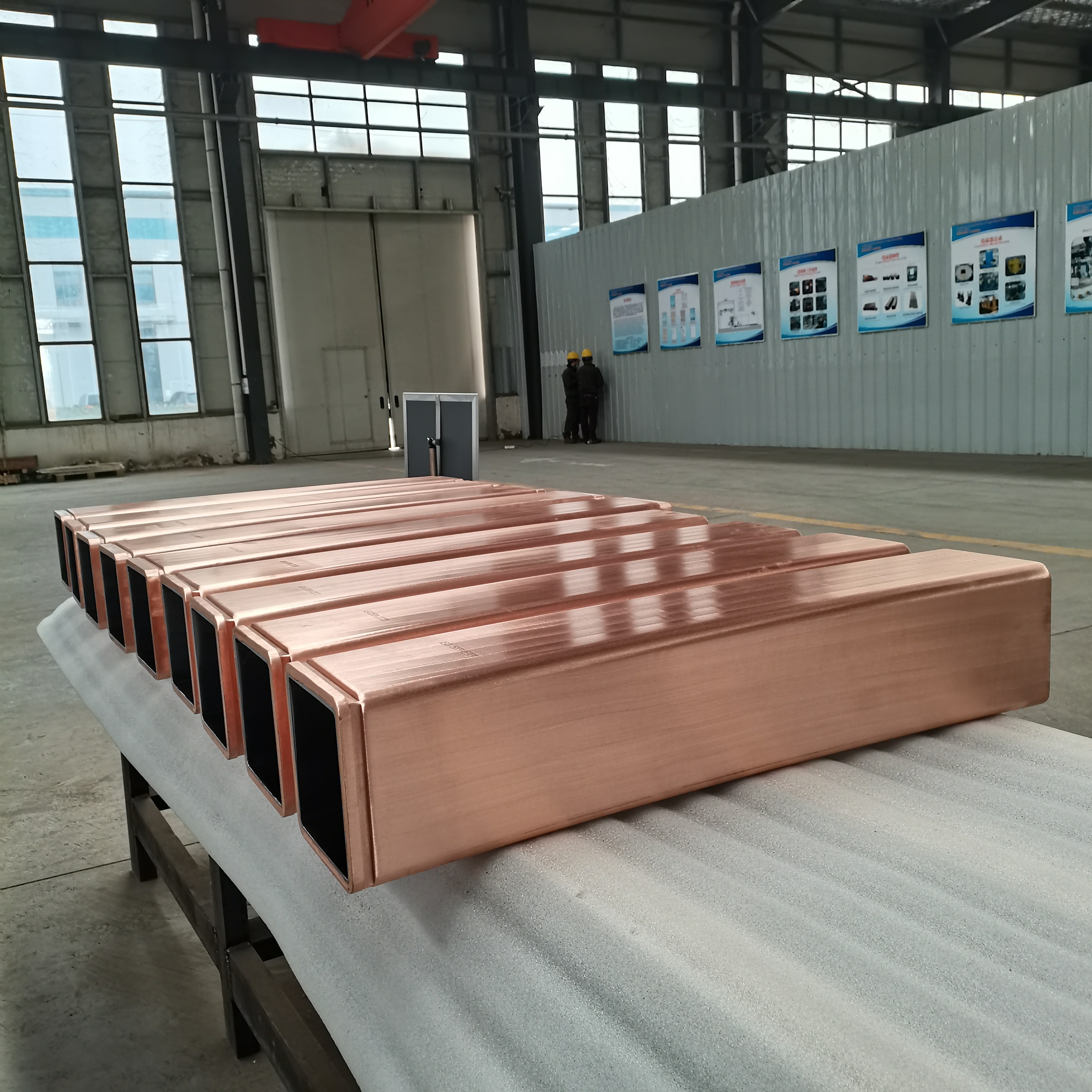 140mm Copper Mould Tube Rectangular Cast Steel CCM Machine