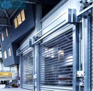 China Transparent 1.5m/S 4500mm Width High Speed Roll Up Doors wholesale