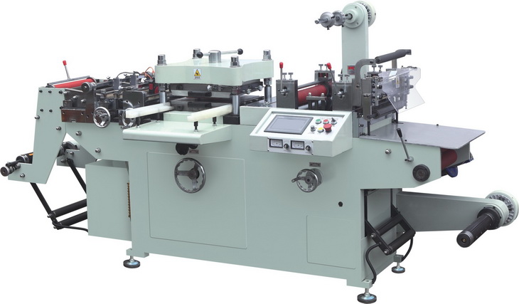Automatic Label Die Cutting Machine With Hole Punching