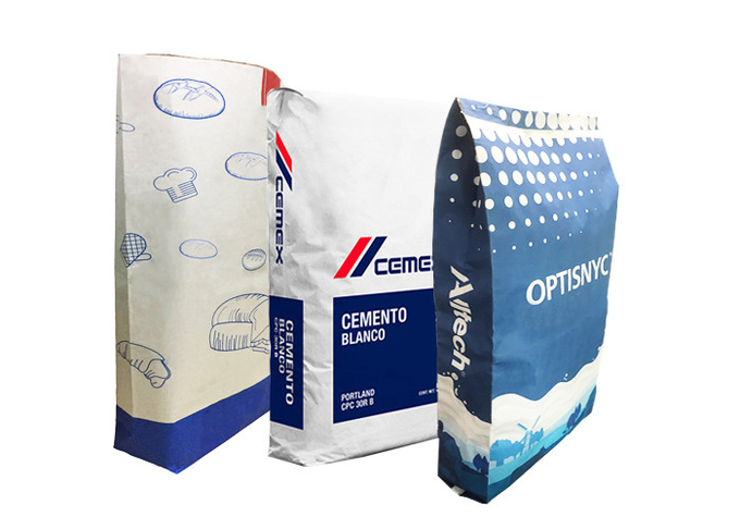 Charcoal Custom 3 Ply Kraft Paper Sacks biodegradable 25kg