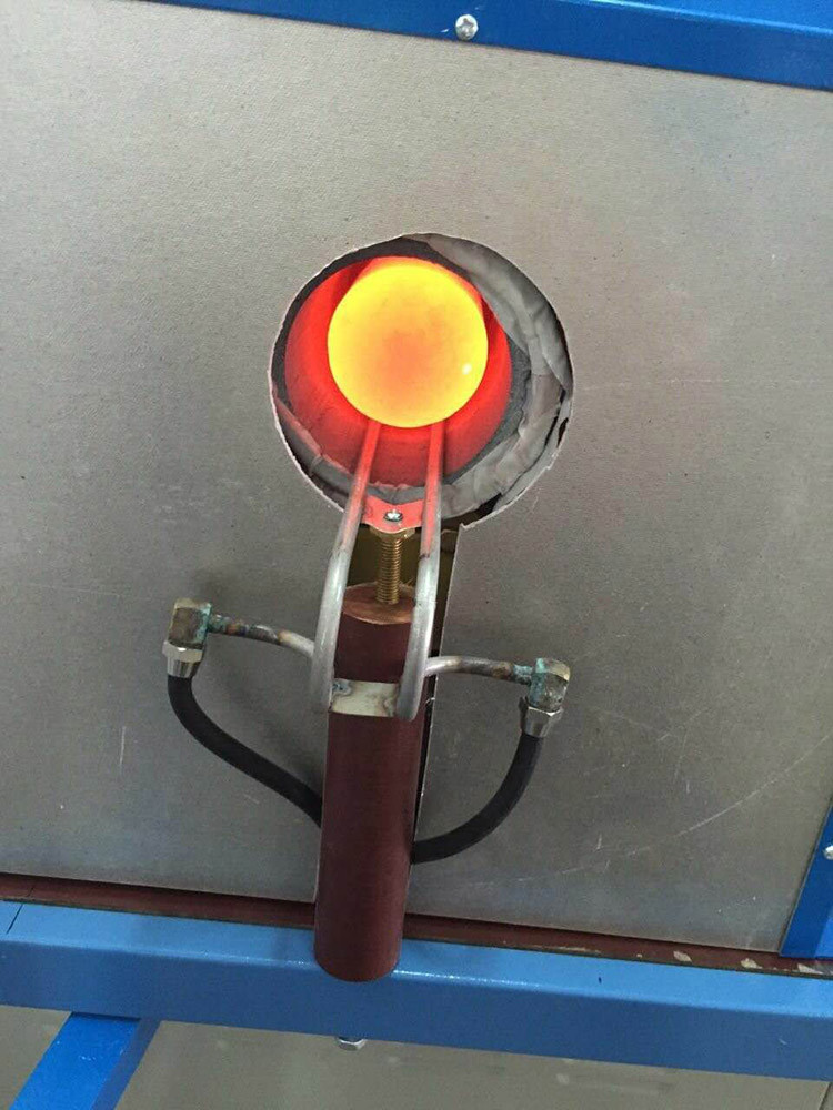 80KW Digital Induction Forging Furnace Induction Heat Treatment Machine For Hot Forging