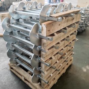 Utility Power Structure Foundation Square Solid Helical Anchor