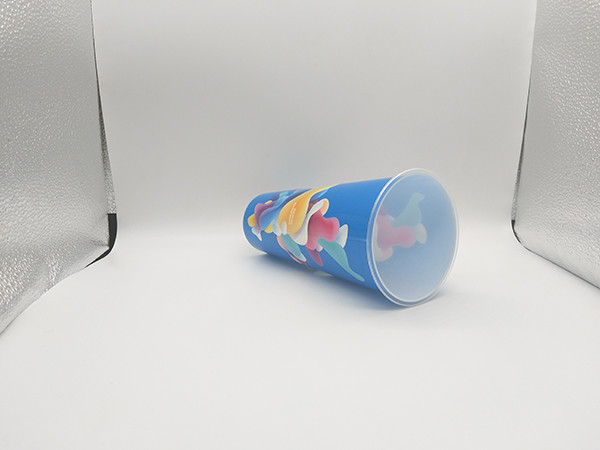 Iml Products 700Ml 24Oz Round Empty Milk Tea Beverge With In Mould Label Printing