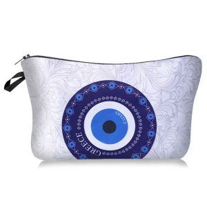 Manufacturers Wholesale Printed Devil Eye Cosmetic Bag High Quality Waterproof