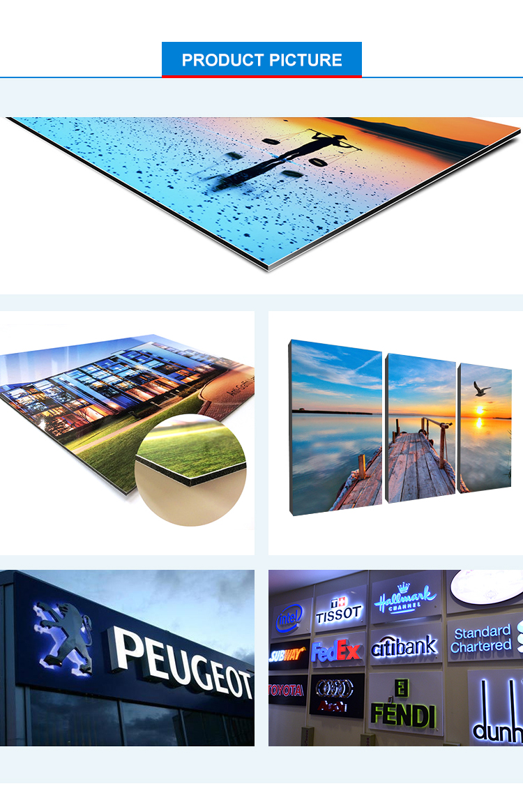 4x8 Feet PE Coating Aluminum Composite Sign Panel Perforated Aluminum Composite Panel