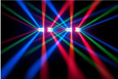 8PCS 3W Led Spider Beam Moving Head Light , Cool White Spider Disco Light