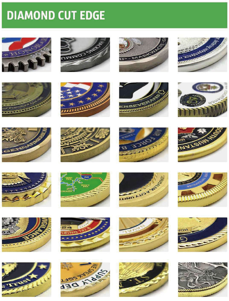 Souvenir Coin Challenge Coin Custom Zinc Alloy Metal Soft Hard Enamel Commemorative Coin