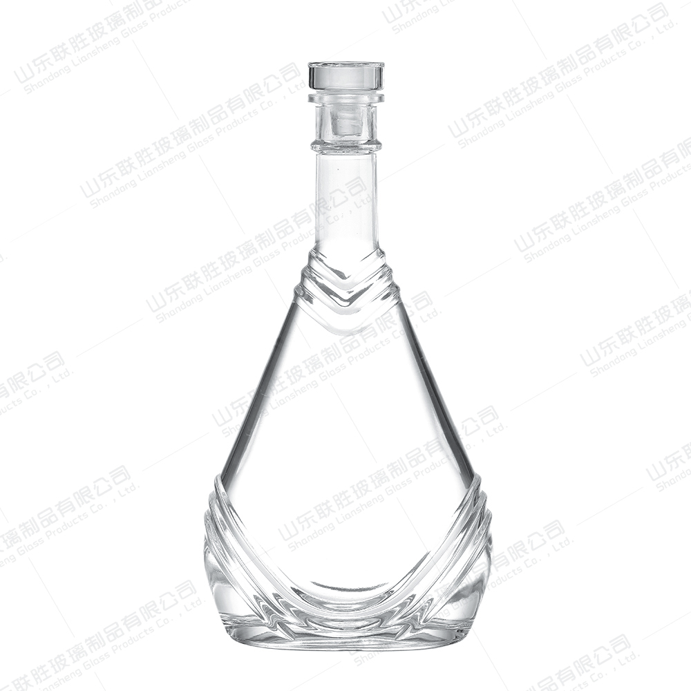 500ml 750ml 1000ml Glass Bottles for Gin Whisky Liquor Vodka Spirit Customized Bottle Color