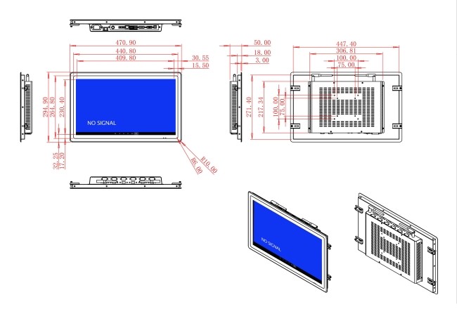 18.5-Inch Android Touch Panel for Logistics Solutions and Smart Retail Kiosks