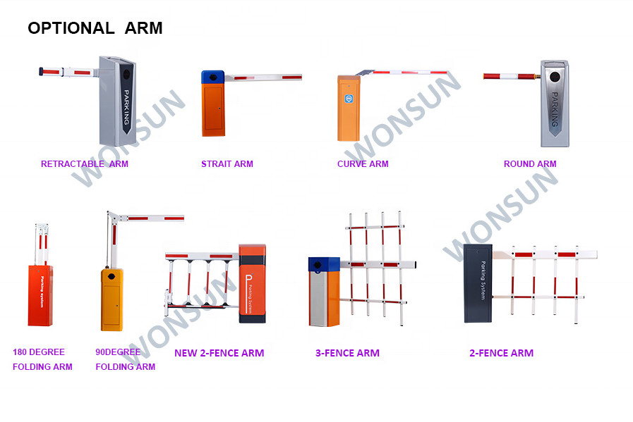 6M Straight Arm Automatic Traffic Barriers High End Car Park Barriers Aluminum Alloy