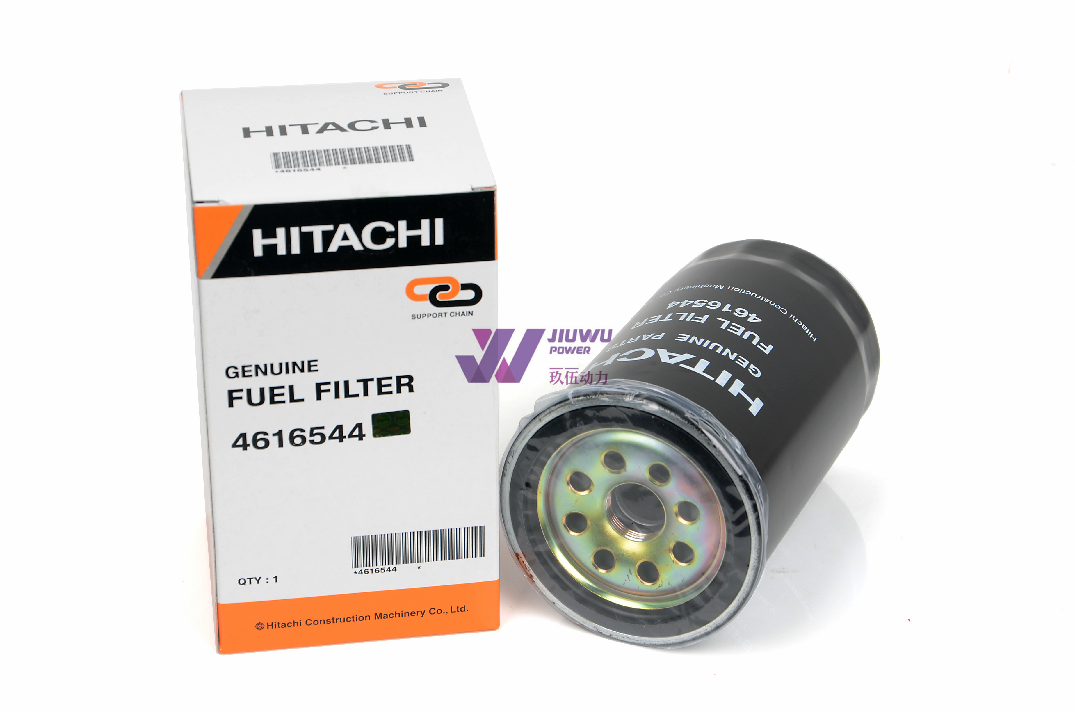 HITACHI ORIGINAL FUEL FILTER 4616544 FOR ZX75 ZX200 ZX330 ZX200-5G ZX200-3G JIUWU POWER